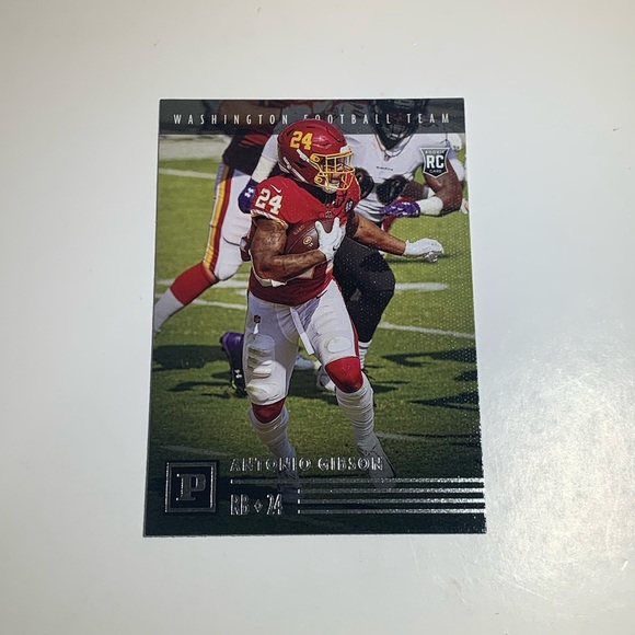 🏈 5/$10 2020 PANINI CHRONICLES PANINI #PA-11 Antonio Gibson NFL TRADING CARD 🏈 - Picture 1 of 3